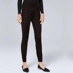 NWT White House Black Market Velvet Corduroy Runway Legging High Rise 6L #A1623